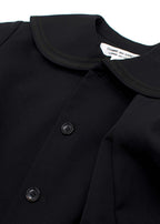 Comme Des Garcons Black Coat with Peter Pan Collar