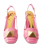 Valentino Pink One Stud Slingback Pumps