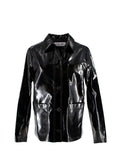 Dior Black Glossy Single-breasted Jacket