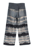 Dior Grey Tie Dye Wide Leg Jeans