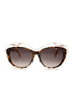 Fendi Brown Tortoise Shell Cat Eye Gradient Sunglasses