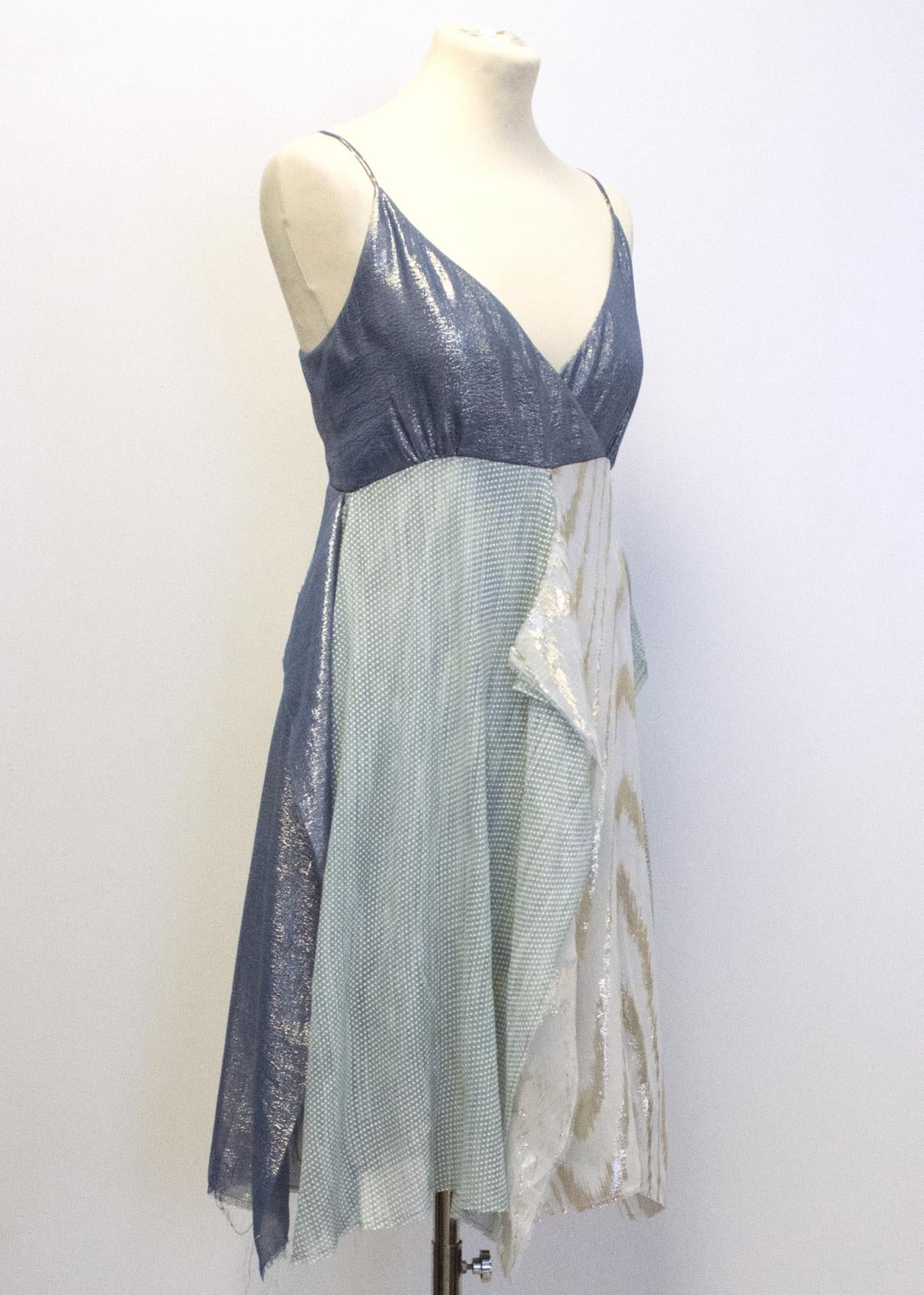 Gryphon iridescent scarf dress