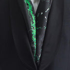 Rosemary Goodenough River Through a Curtain VI Silk Scarf