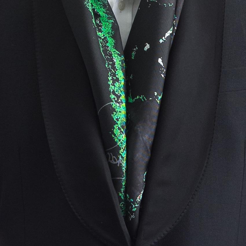 Rosemary Goodenough River Through a Curtain VI Silk Scarf
