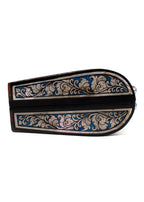 Bespoke Blue Patterned Mother of Pearl Clutch Bag