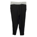 Robert Rodriguez Black Silk Blend Trousers with Grey Waist