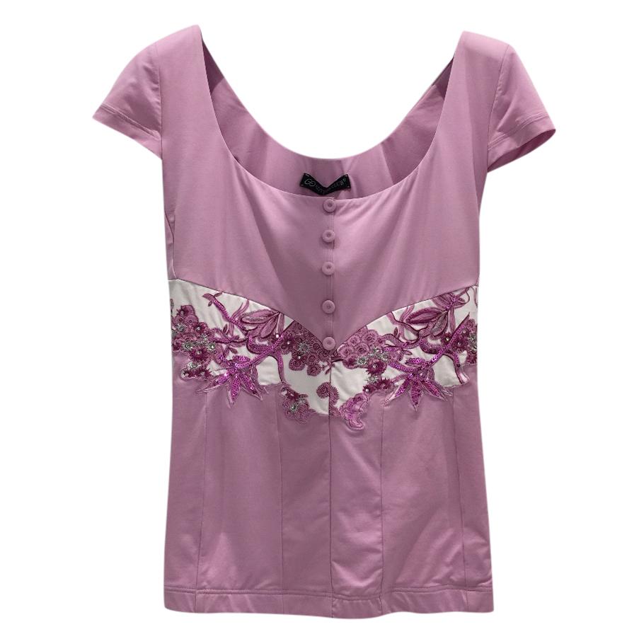 Cotton Club Lavender Square Neck Top
