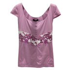 Cotton Club Lavender Square Neck Top