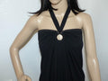 Hermes Black O-Ring Halterneck Evening Dress