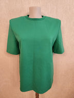 The Attico Green Cotton T-shirt