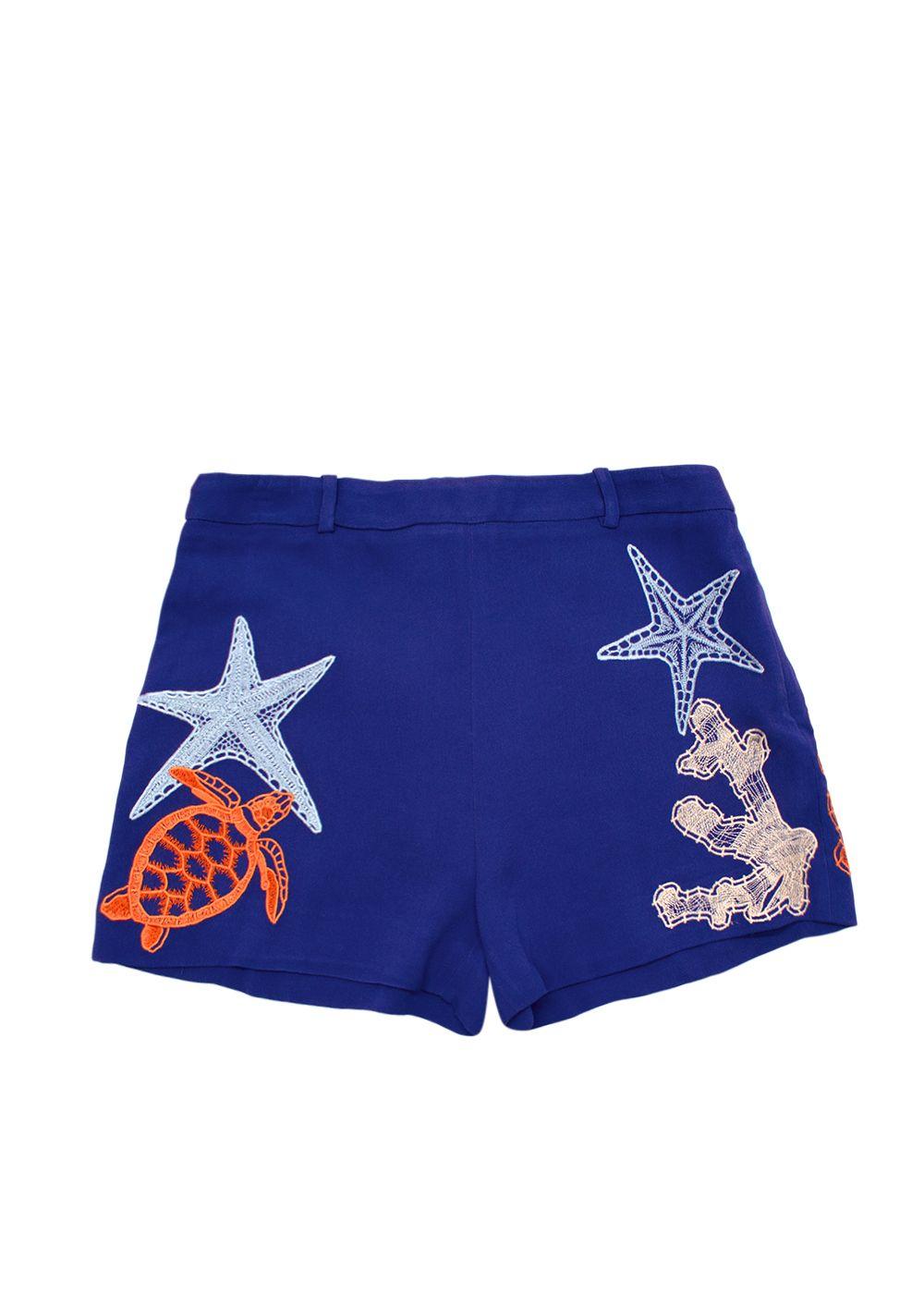 Emilio Pucci Blue Sea Life Shorts