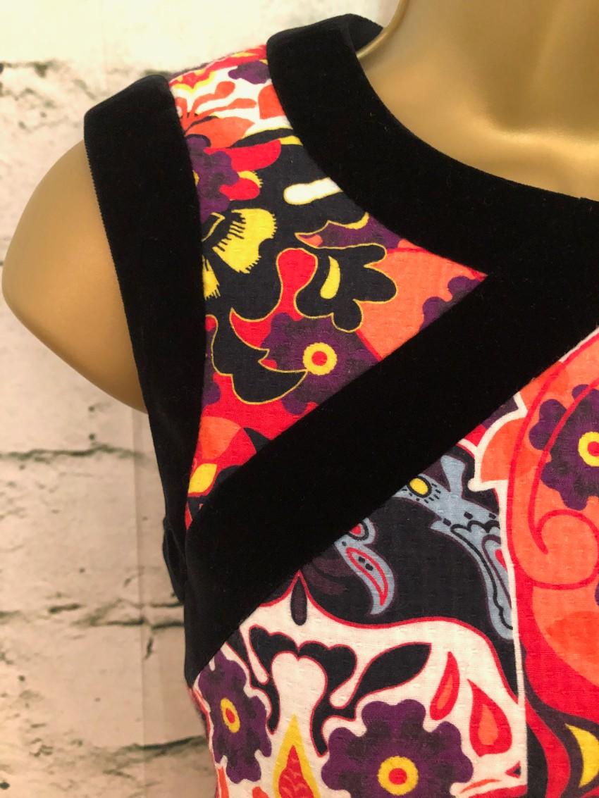 M Missoni Floral Print Sleeveless Dress