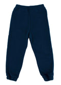 navy cotton jersey logo joggers 3Y