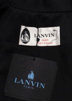 Lanvin Black Single Breasted Jewel Embellished Blazer