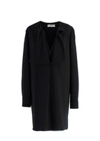 Balenciaga Black Tie Detail Tunic Dress