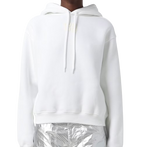 Alexander Wang White Hooded Sweatshirt