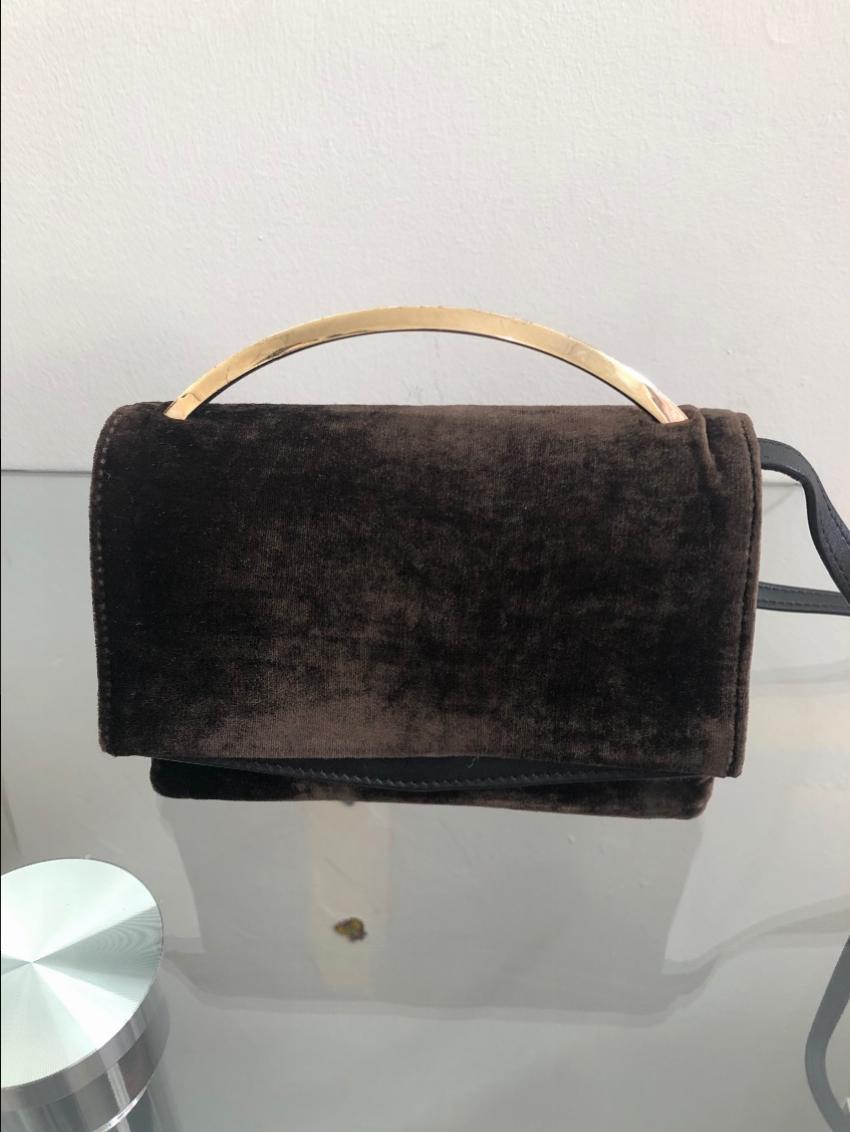 Eddie Borgo Boyd Vanity velvet cross-body bag