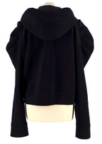 Dice Kayek Crystal Bow Embellished Puff Sleeve Jacket