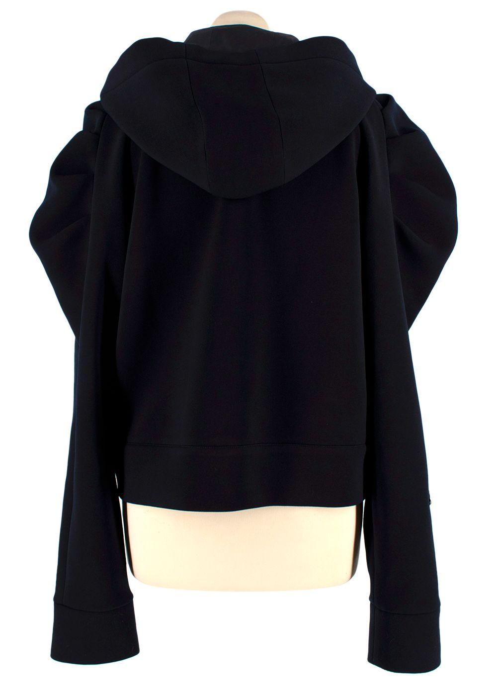 Dice Kayek Crystal Bow Embellished Puff Sleeve Jacket