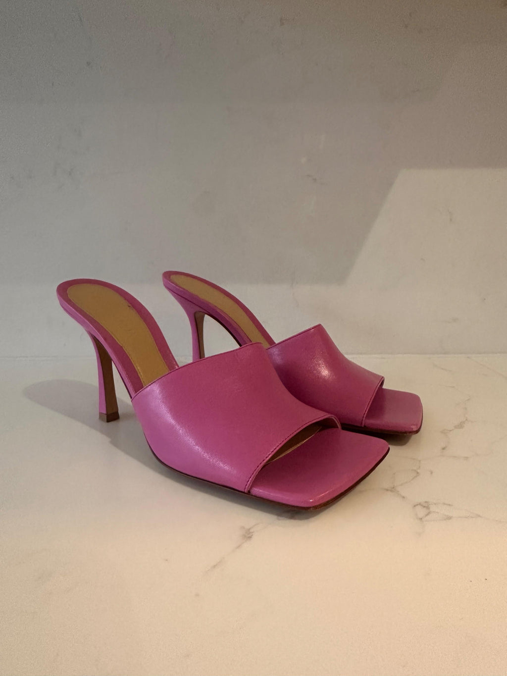 Bottega Veneta Leather Padded Mules