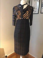 Max Mara Tweed & Silk Dress