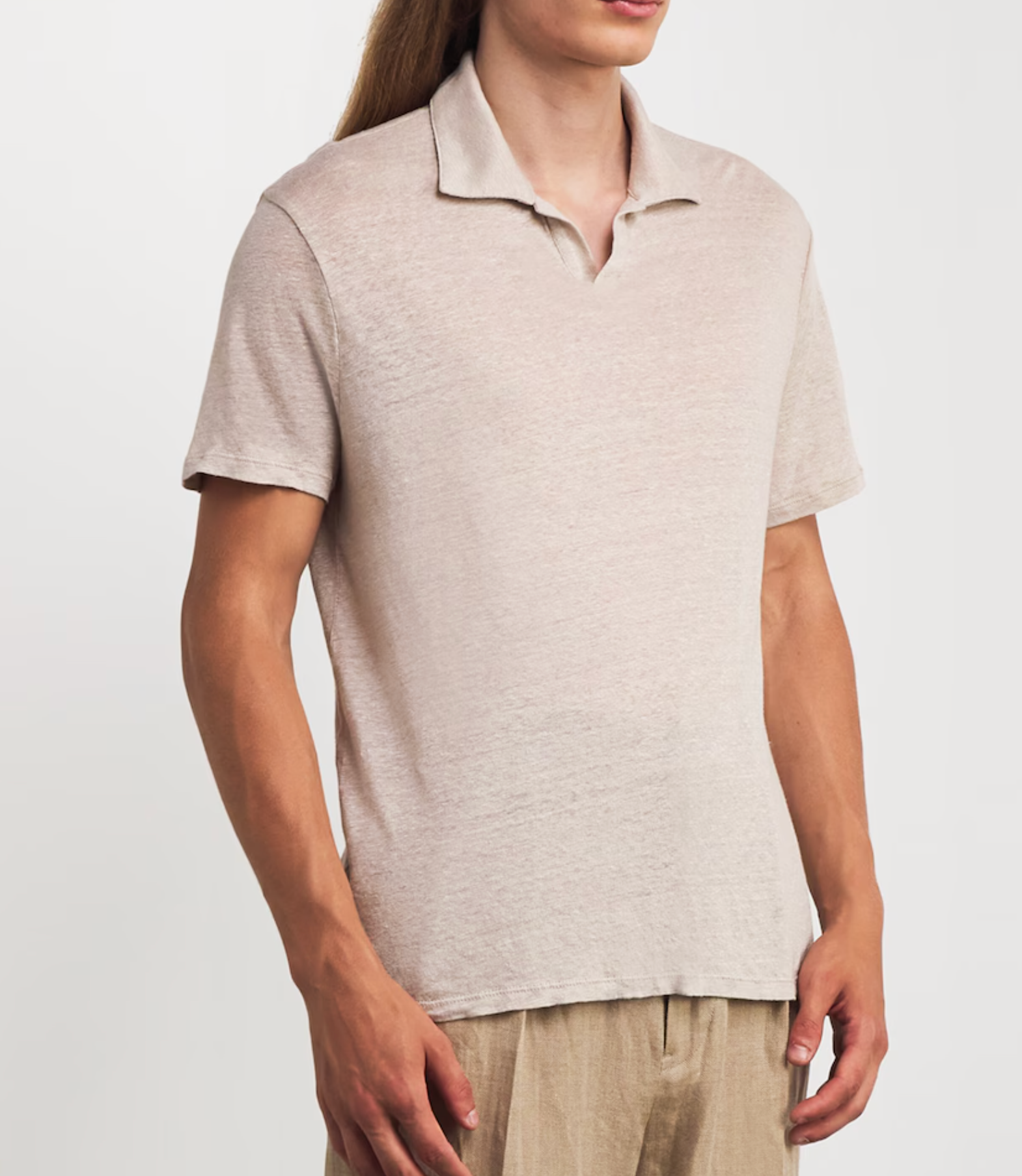 Paige Linen Shelton Polo Shirt