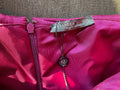 Alexander McQueen Fuchsia Crepe One Shoulder Dress