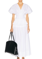 House of Dagmar Poplin V Neck Top