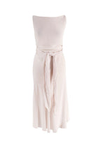 Lawrence Steele Pale Pink Backless Dress