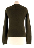 Dior Khaki Embroidered Cashmere Jumper