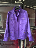 Purple Silk Jacket