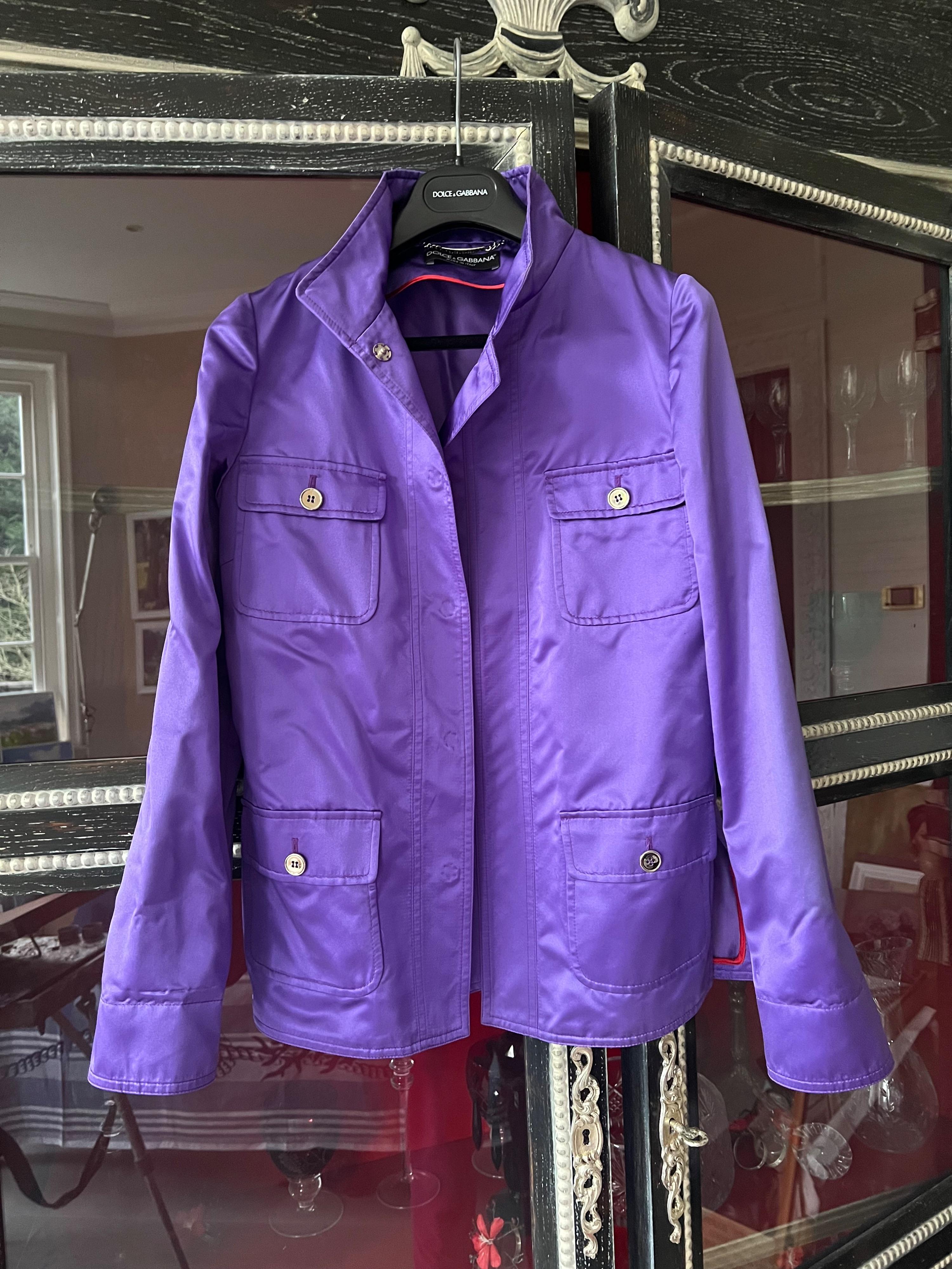 Purple Silk Jacket