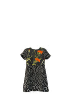 Floral & Polka Dot Print Dress