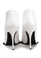 Dolce & Gabbana White Pearl Studded Cowboy Ankle Boots
