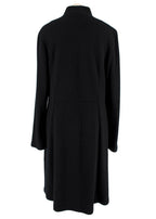 Battistoni Black Cashmere Long Coat