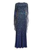 Jenny Packham Delphine Sequin-Embellished Gown Dress