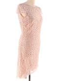 Emillio Pucci Soft Pink V-Back Lace Dress