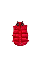 Red Nylon Padded Gilet
