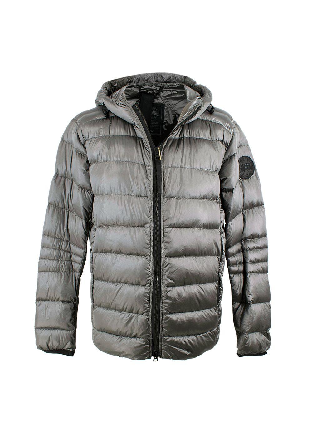 Canada Goose Silver Holiday Crofton Hoody Northstar Puffer Jacket