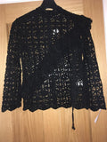 Iro Black Lamata Ruffle Top