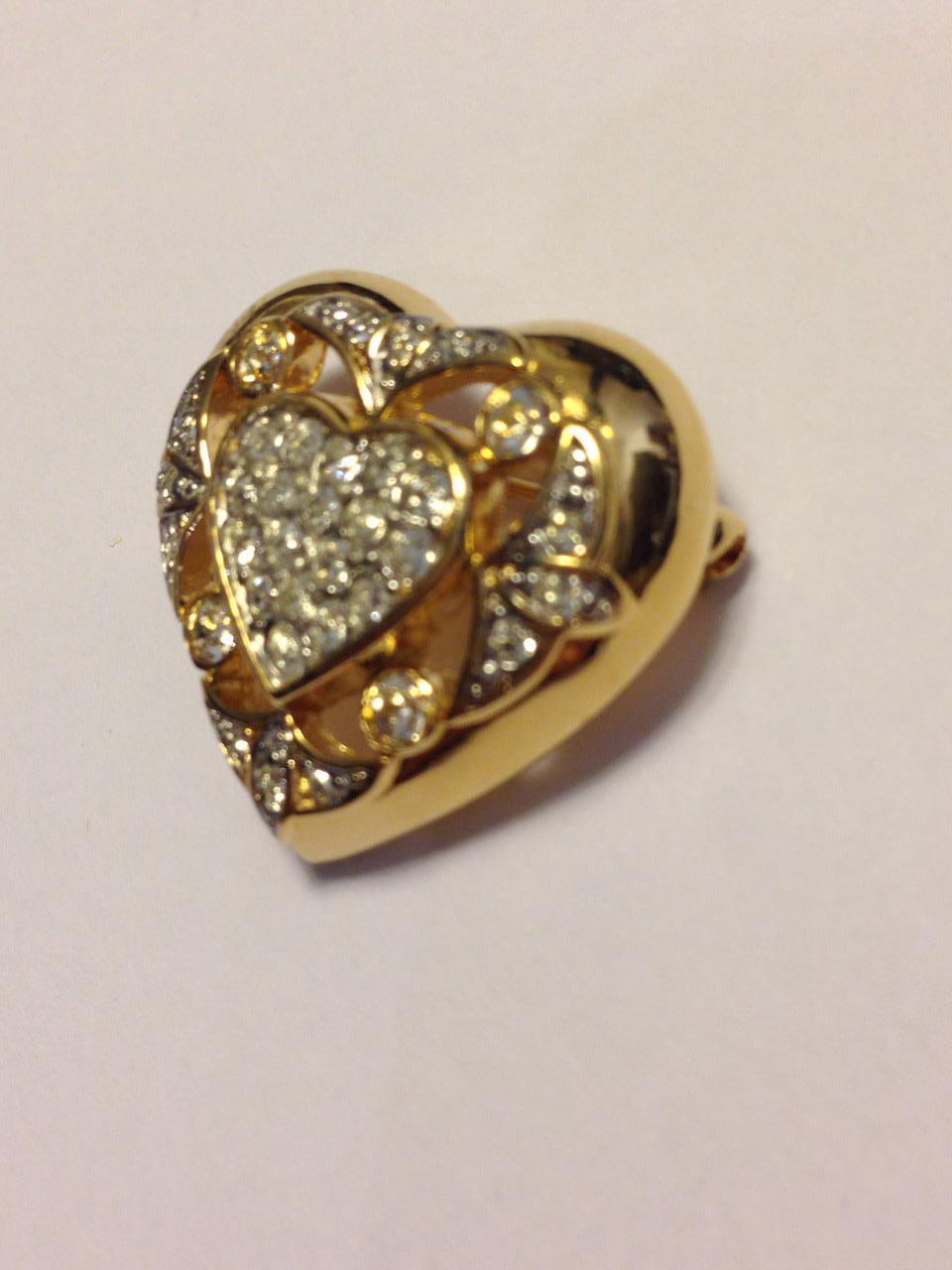 Nina Ricci Crystal Vintage Brooch/ Pendant