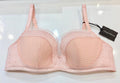 Chantal Thomass Rose Pink Satin Jacquard Pad Bra