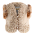 Dolce and Gabbana Fox Fur and Shearling Gilet
