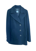 Chanel Black Wool Pea Coat