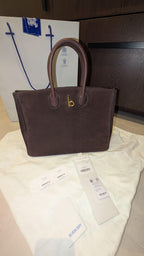 Burberry Brown Suede Rocking Horse Tote