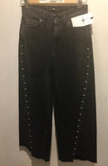 7 For All Mankind Black Marnie Outsider Jeans