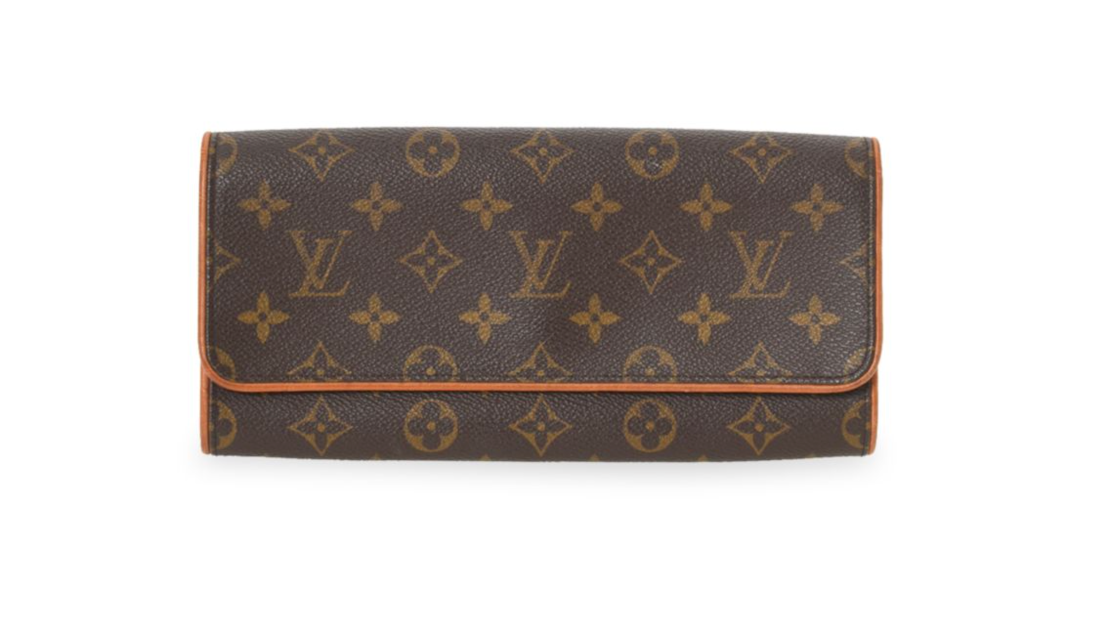 Monogram Canvas Pochette Twin GM Clutch w/ Strap