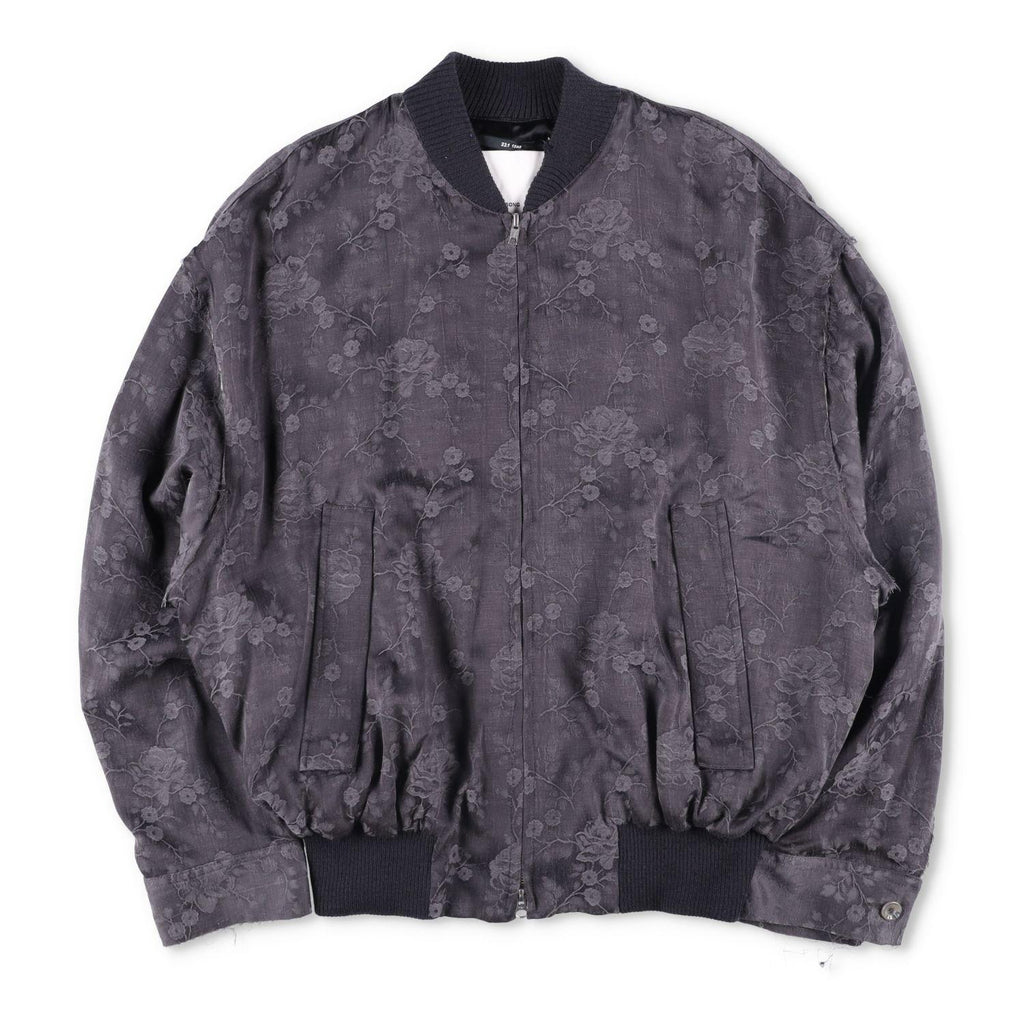 Song For The Mute Embroidered Floral Bomber Jacket