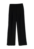 FFORME Black Faye High Waisted Wool Trousers