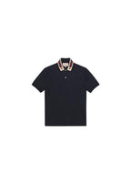 Cotton polo with Web and feline head